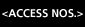 Access Numbers